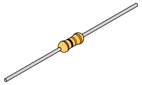 A typical small resistor