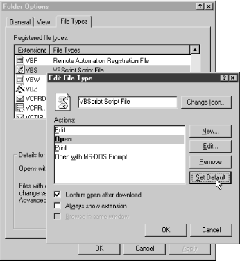 The File Types tool has been significantly improved in Windows Me from previous versions, although it could benefit from some additional streamlining and automation