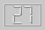 An LCD number widget in Windows and Motif style (both are the same)