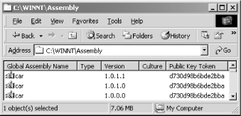 Multiple versions of the same shared assembly