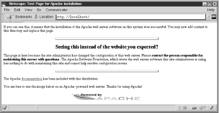 Hello Apache, the first screen arriveth