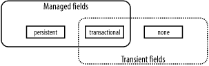 Managed and transient fields