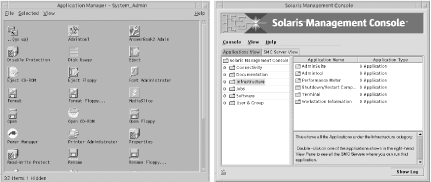 Solaris system administration tools