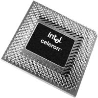 Intel Celeron processor in PPGA package (photo courtesy of Intel Corporation)