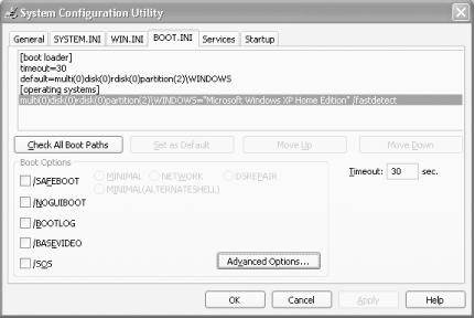 The System Configuration Utility
