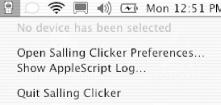 The Clicker’s menu bar icon.