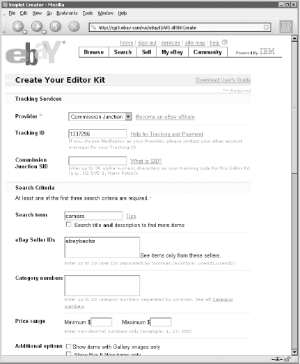Use the Editor Kit to create a custom search results listing for use on your own site