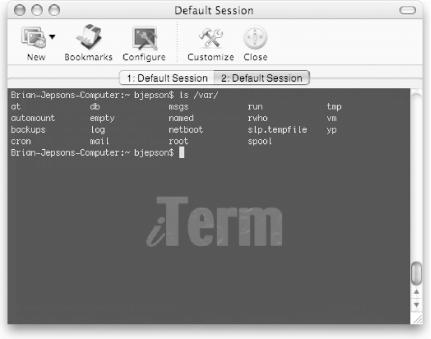 Using tabs with iTerm