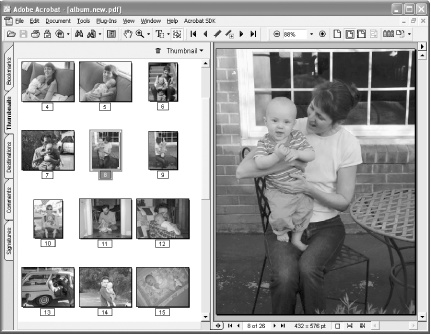 Collecting photos into a distributable package that is easy to navigate