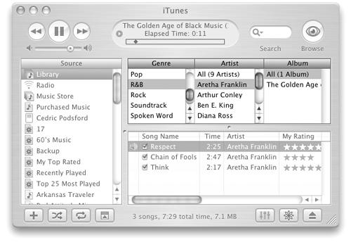 The Genre pane in iTunes preferences can add another whole layer of categorizing for your music collection. If you don’t see the Genre pane when you start iTunes for the first time, you need to turn it on in Preferences. Press -comma (Mac) or Ctrl+comma (Windows), or choose iTunes→Preferences→General (Mac) or Edit→Preferences→General (Windows), and then turn on “Show genre when browsing.”
