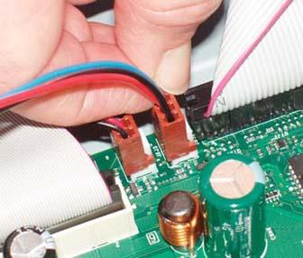 Connect the rear case fan to a motherboard fan power connector