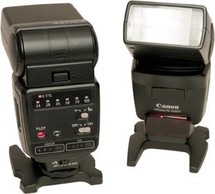 Canon 420EX flashes in slave mode