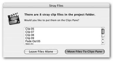 iMovie has discovered clips that it doesn’t remember being part of your project. Maybe you put them in the project folder (deliberately or not); maybe the clips were always part of the project, but iMovie somehow forgot.