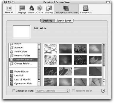 Mac OS 9’s Ensemble Pictures are both diverse and pleasing to the eye.