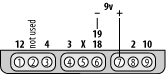 DB-25-to-PSX controller schematic