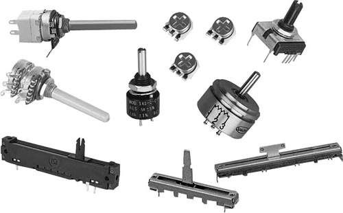 Some of the different potentiometers that are available