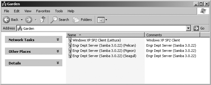 Using NetBIOS aliases for a Samba server