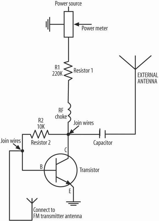 The circuit schematic