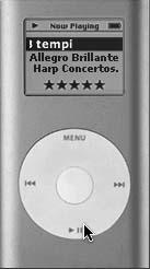 An iPod Mini widget on your desktop