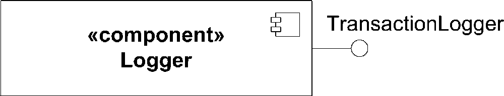 Component with a provided interface