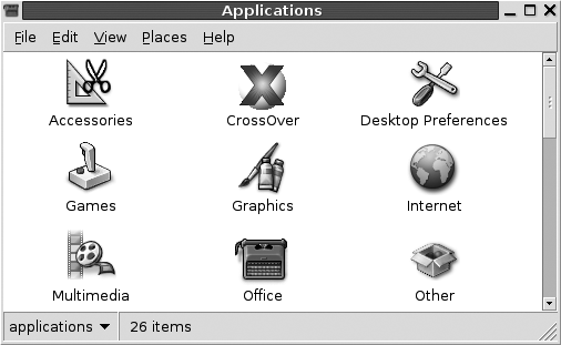 Editing the GNOME Applications menu