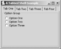 A simple tabbed interface