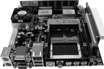 The Mini-ITX M2 motherboard