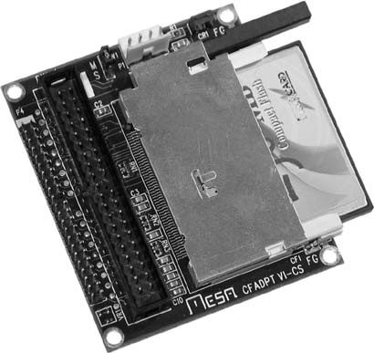 A CompactFlash-to-IDE adapter