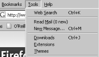Unread messages reported by Firefox for Windows