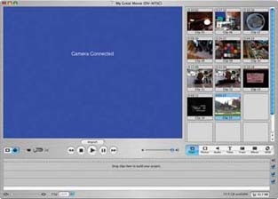 Individual clips, ready to be edited into a movie