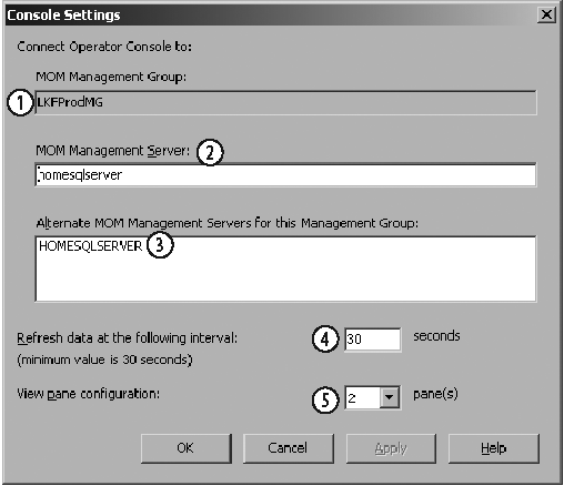 Configuring Operator console settings