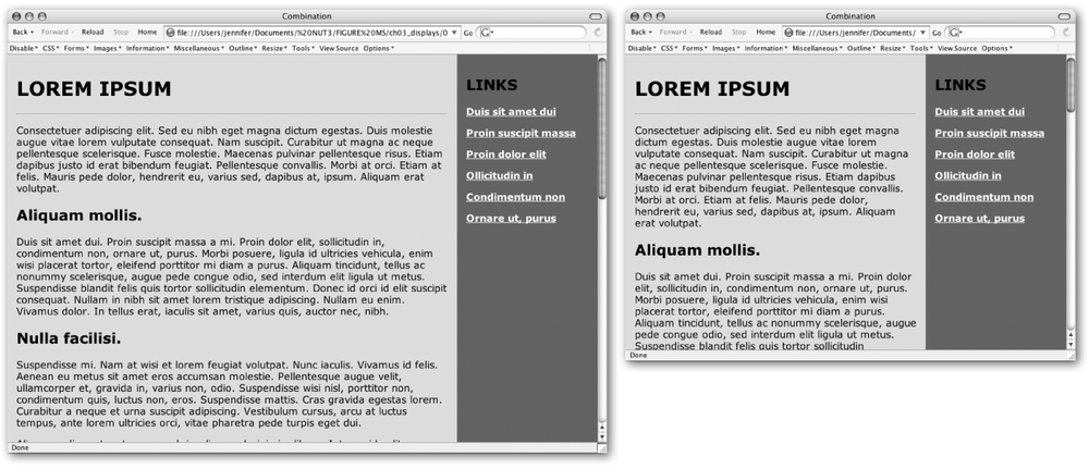 3.2.3. Combination Pages - Web Design in a Nutshell, 3rd Edition [Book]