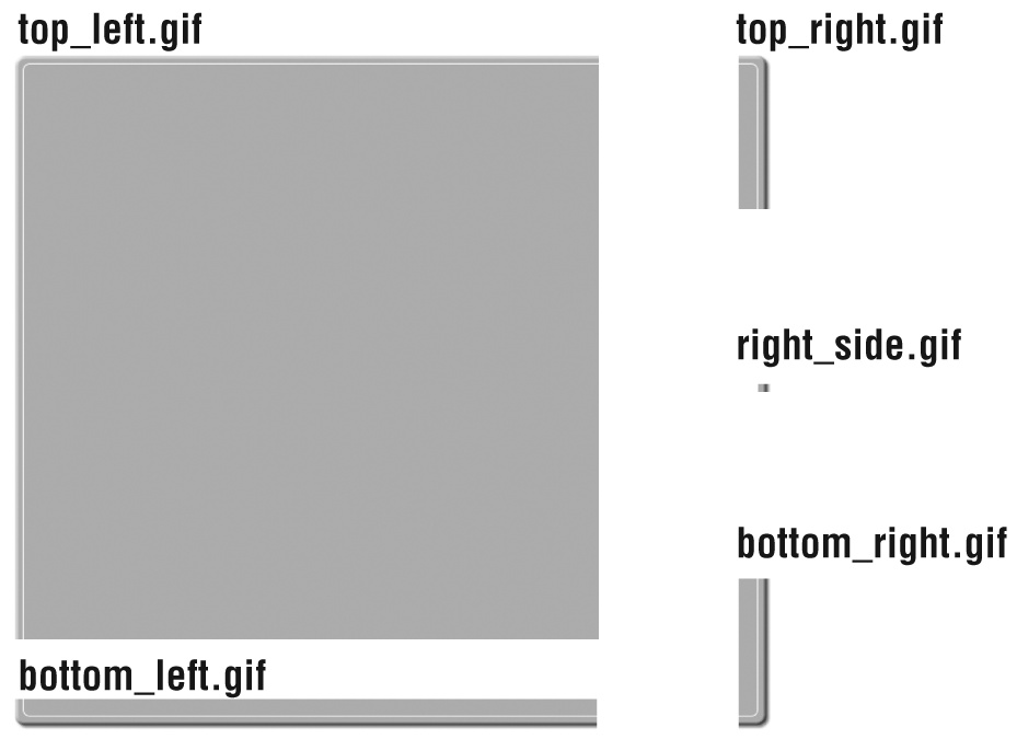 Image elements for the fancier box