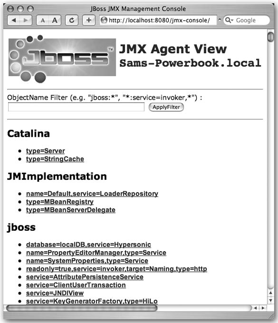 JMX Console