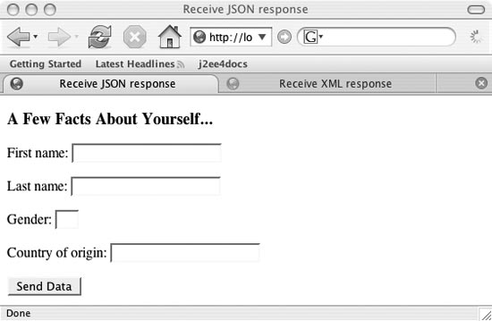 JSON is calling