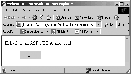 An ASP.NET application