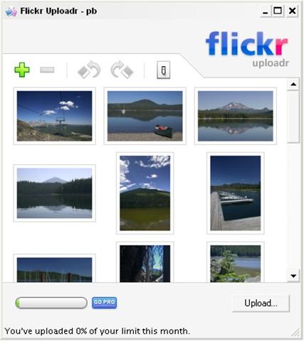 Flickr Uploadr for Windows