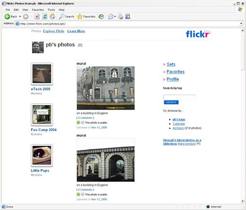 Flickr photostream