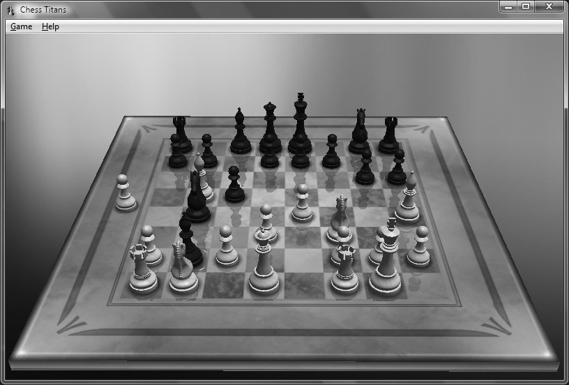Windows On Windows on X: Chess Titans is a chess game introduced in  Windows Vista (2006). Developed by Oberon Games, it features a 3D,  animated, photorealistic chess board & pieces, designed to