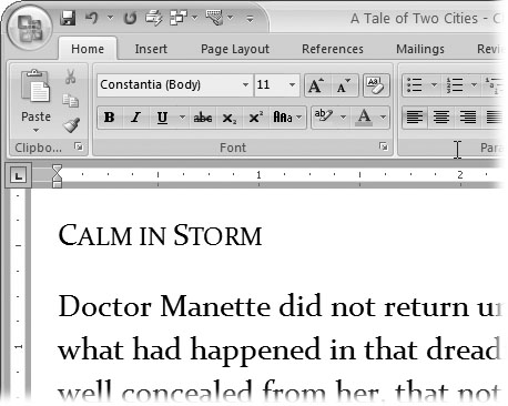 Small caps are a great way to distinguish a heading or subheading from body text, like the words âCalm in Storm.â Initial letters get full-sized capitals while the letters that would normally be lowercase get small capitals.
