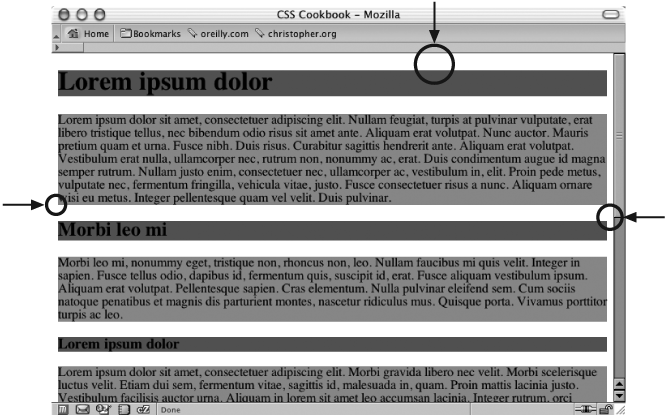 Page margins visible as the whitespace around the edges of a web page