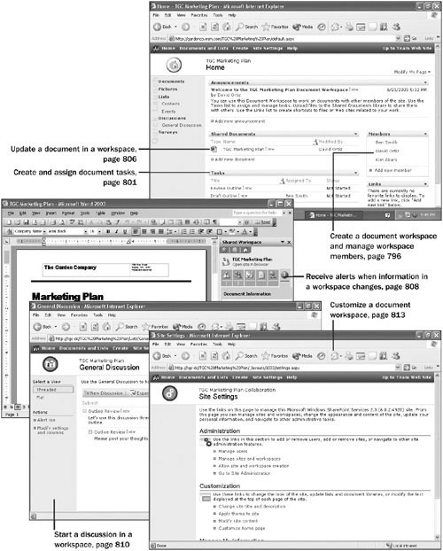 Working in a Document Workspace