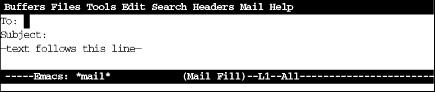Sending Mail from Within Emacs