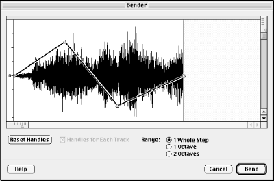Use the bender effect to create a vibrato effect by altering the pitch between +1/2 step and -1/2 step.