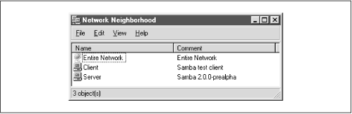 Windows NT Network Neighborhood