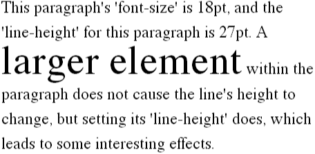 Changing the line-height of an inline element