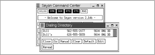 The seyon Dialing Directory