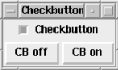 Buttons changing the value of a Checkbutton