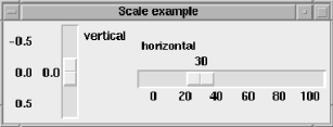 Using -tickinterval with both horizontal and vertical Scales