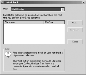 Palm Install Tool for Windows